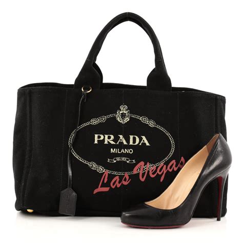 prada printed canvas tote large|prada canvas tote large.